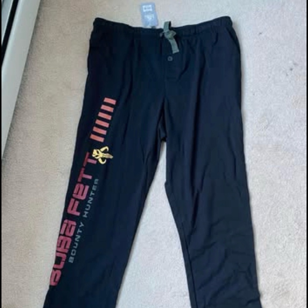 Disney Store Star Wars ‘The Book Of Boba Fett’ Lounge Pants for Men XL